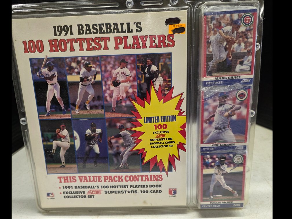 Score 1991 Hottest Players Baseball Cards