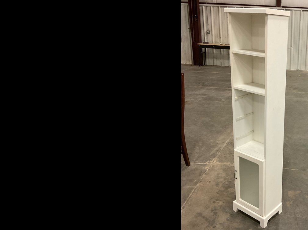 Simpli Home Acadian Bath Storage Tower
