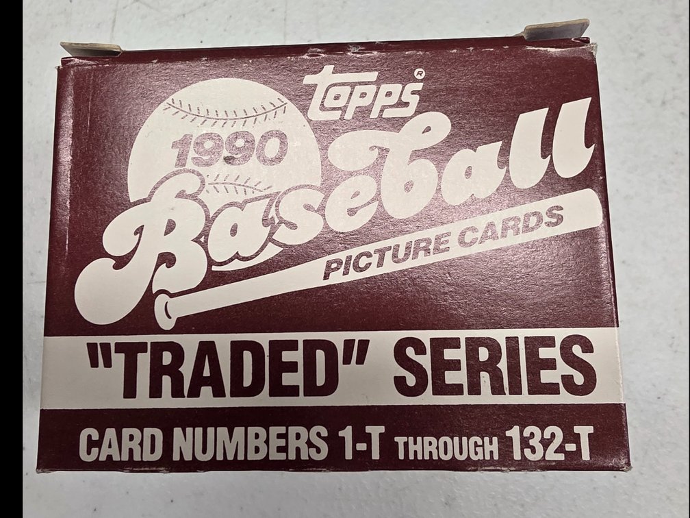 Topps,1990 Baseball Cards, Traded Series