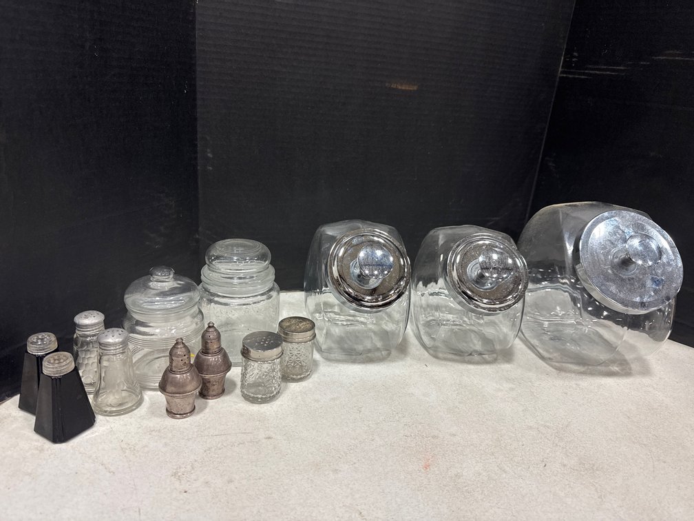 Cookie/Candy Jars and Salt & Pepper Shakers