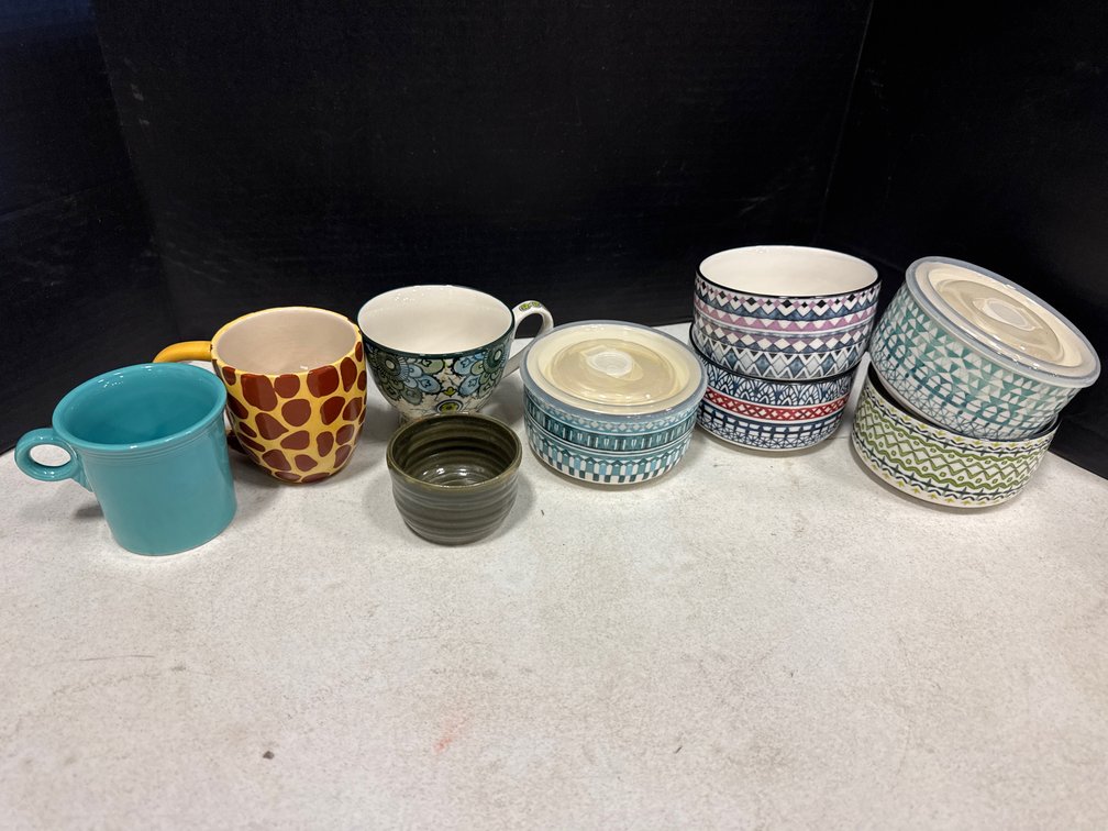 Soup Bowls, and Cups
