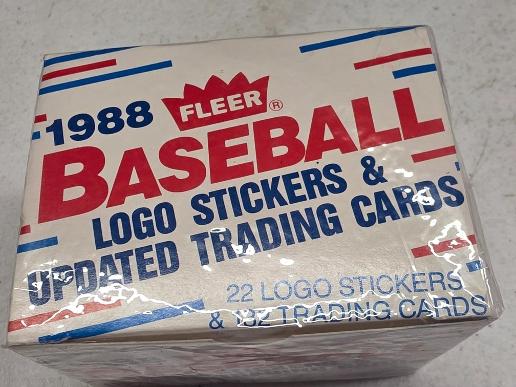 Fleer 1988 Baseball  Cards and Logo Stickers