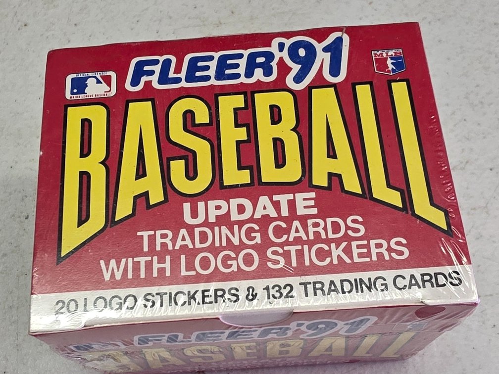 Fleer 1991 Baseball Cards w.ith Logo Stickers