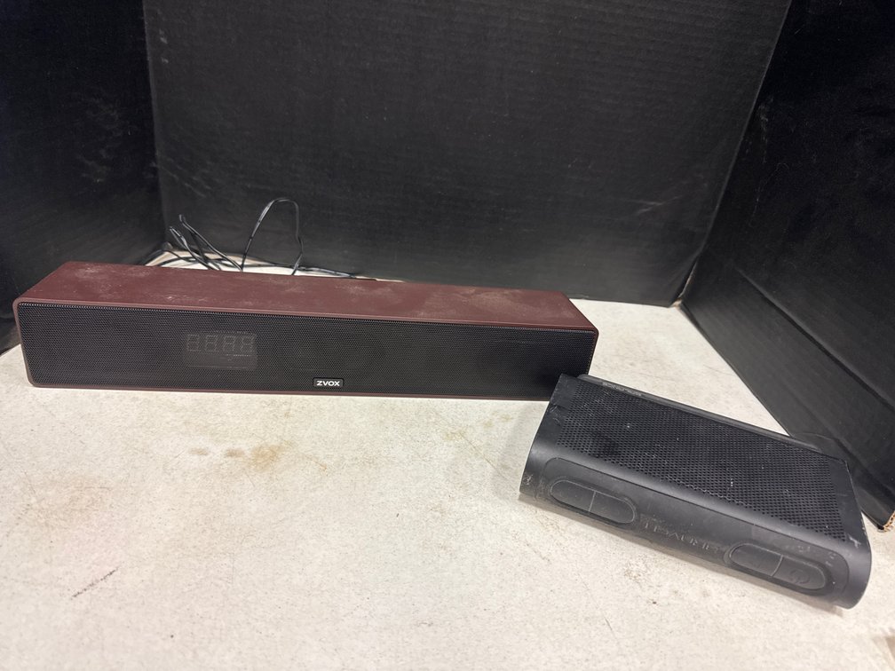 AccuVoice TV Speaker and Braven Wireless Bluetooth Speaker