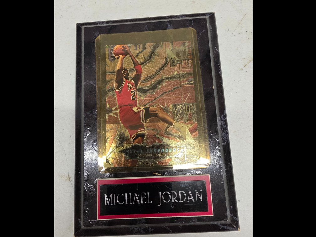 Michael Jordan 3 x5" plaque