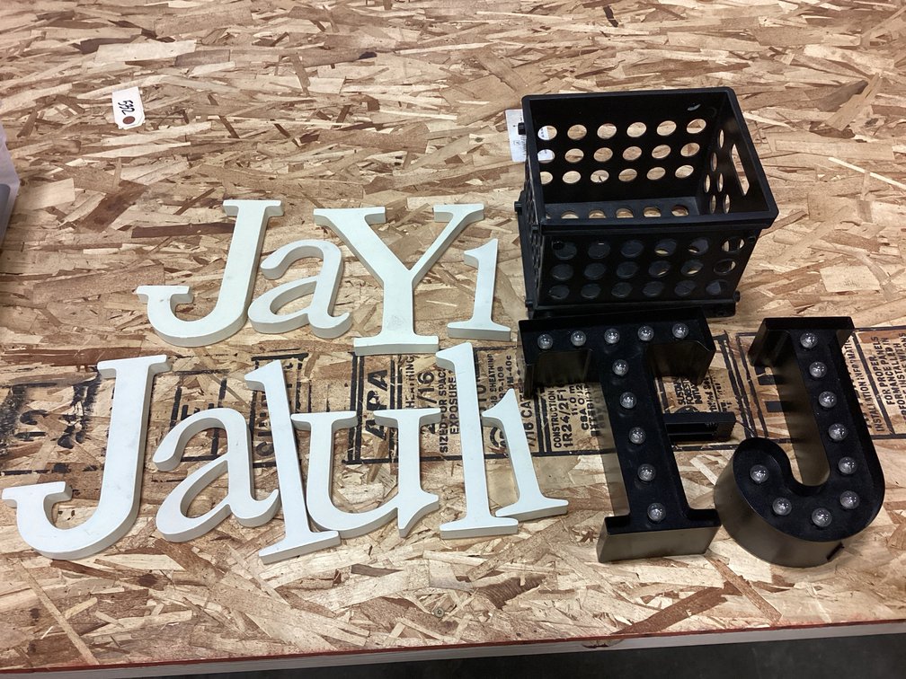 Letters & Number Decor