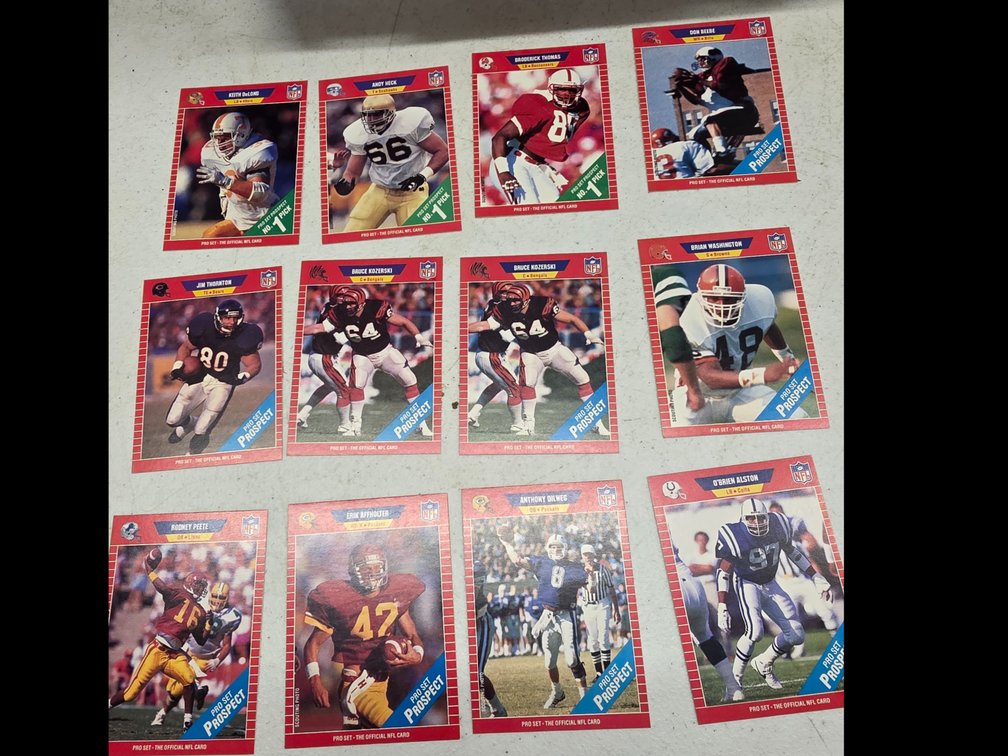 1989 Pro Set Football Cards