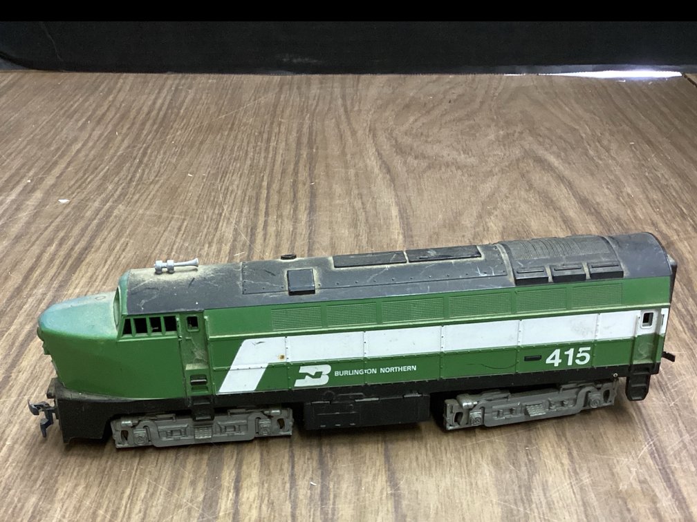 Burlington Northern TYCO HO Baldwin RF Sharknose Diesel Locomotive