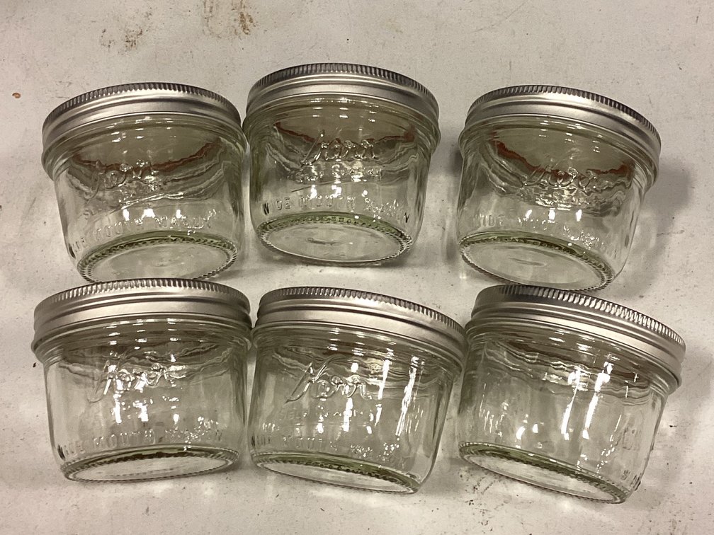 Kerr 8oz Mason Jars