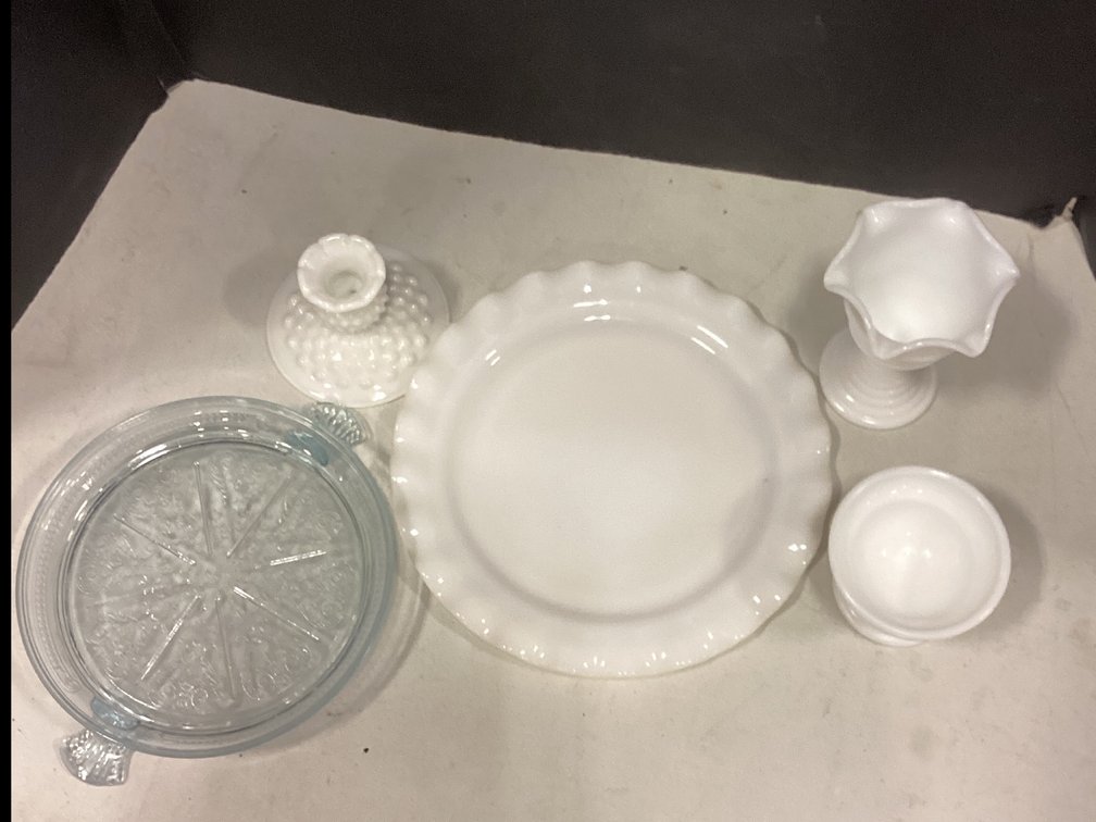 Fire King Oven Glass Plate and Ceramic Dishware