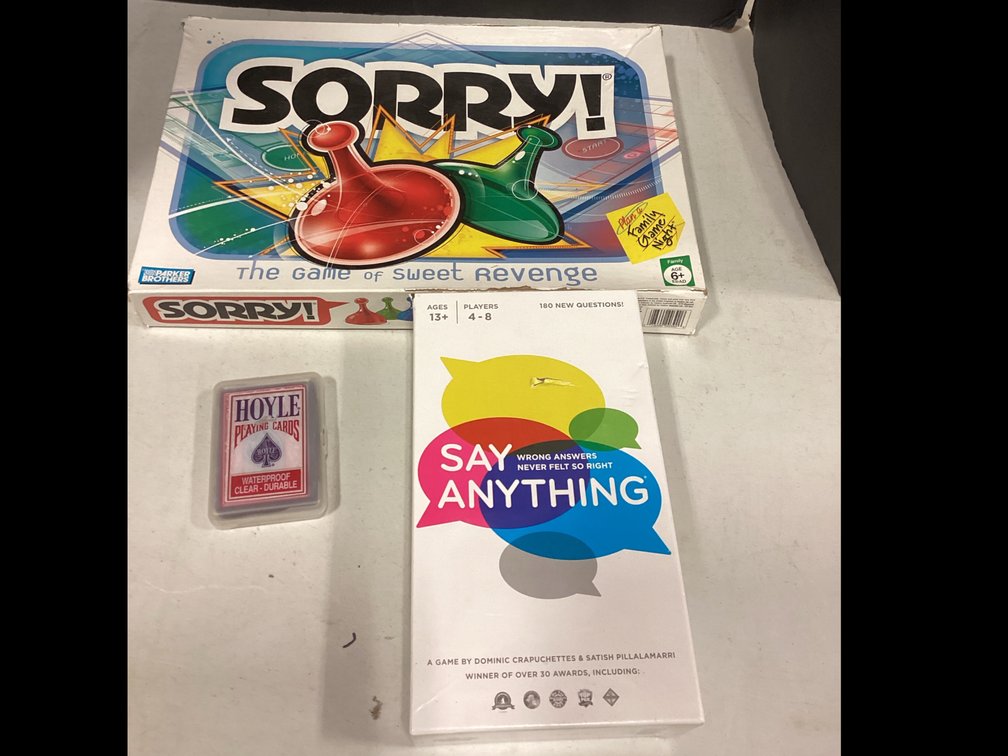 27X27 Checkers Set and Assorted Bord Games