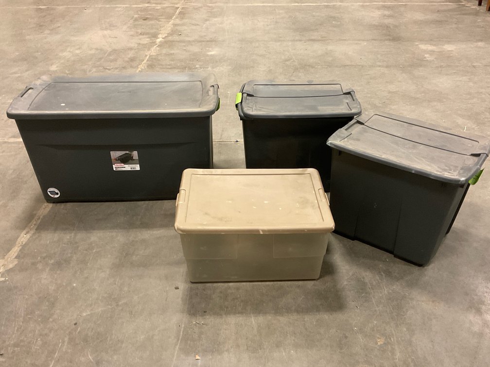 Totes With Lock Lids