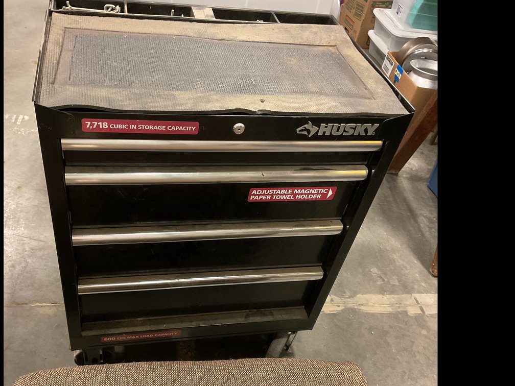 Husky Rolling Tool Box with Contents