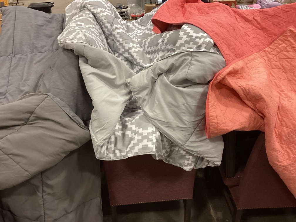 Twin Blankets and a Martha Stewart Queen Full