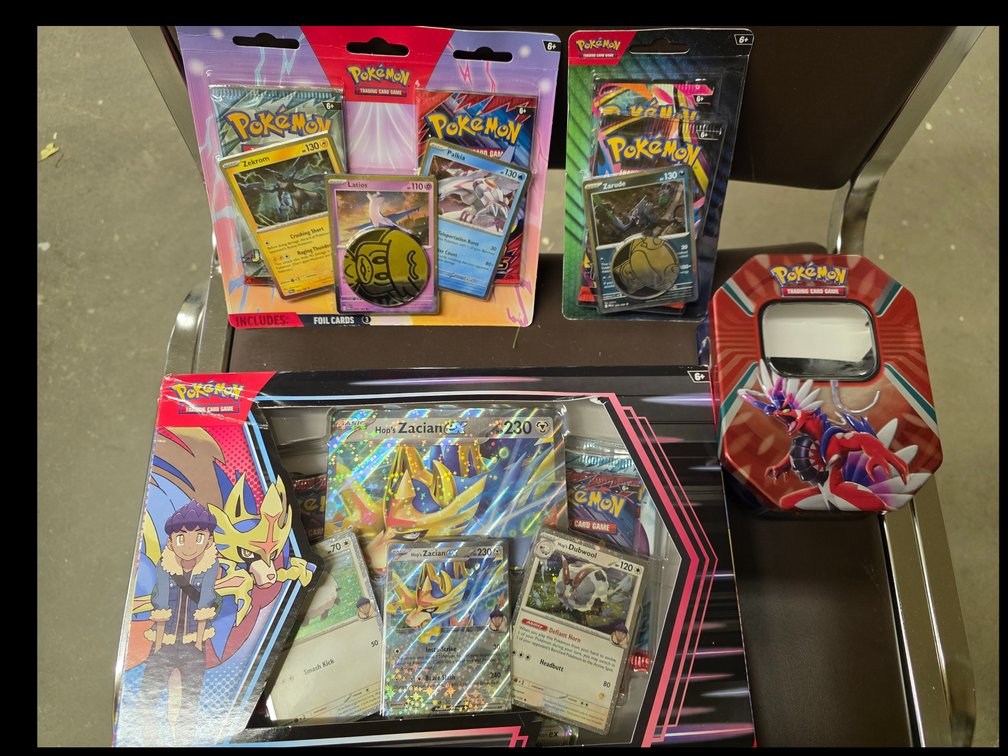Pokémon Cards and Tin