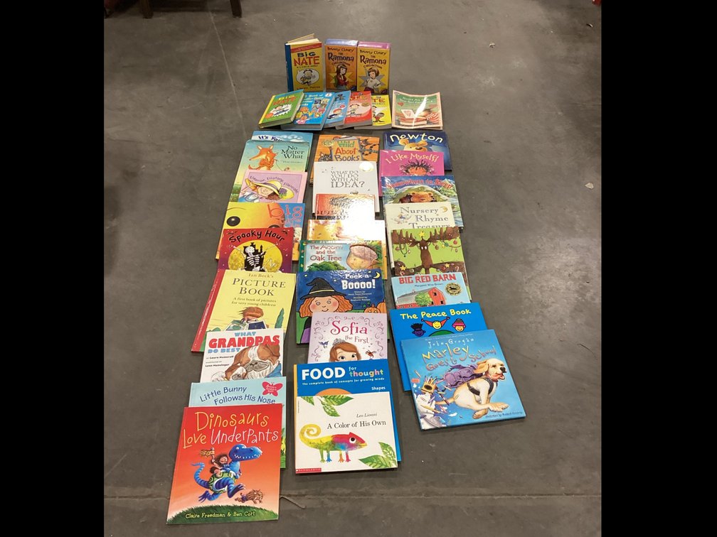 Childrens Books including The Ramona Collection Vol 1 and 2, by Beverly Cleary.