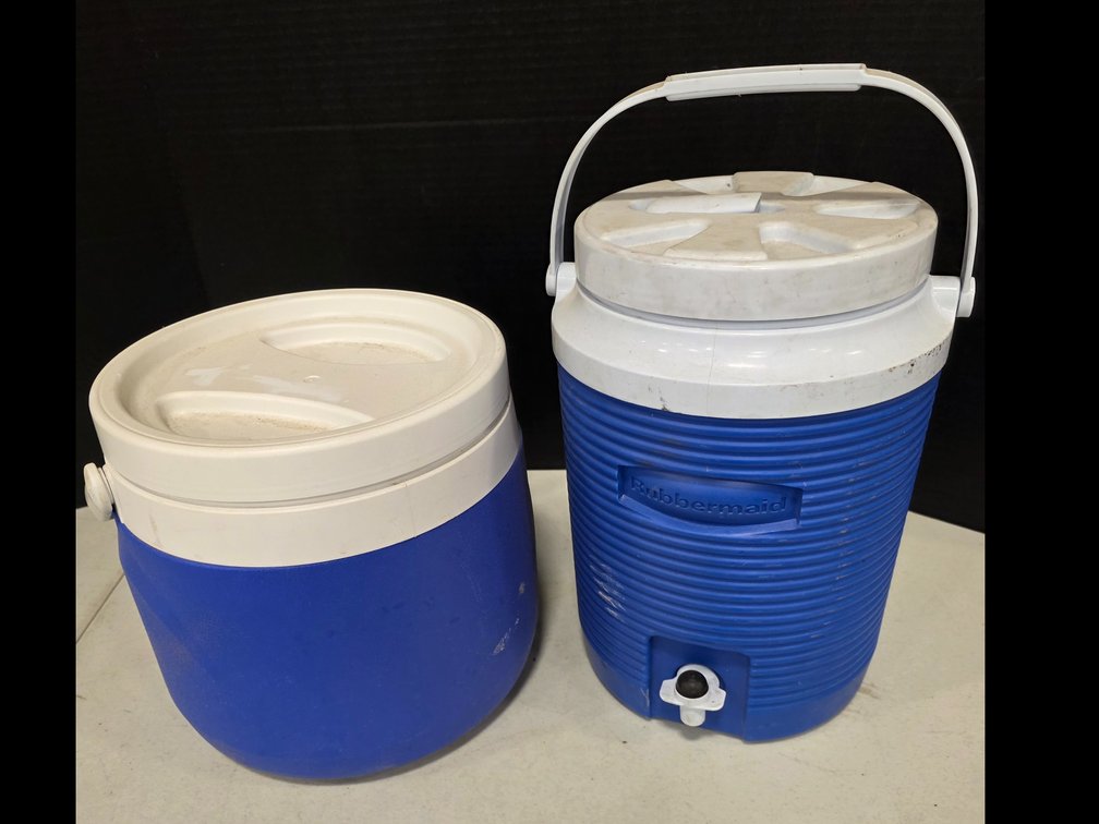 Rubbermaid and Coleman Watercoolers