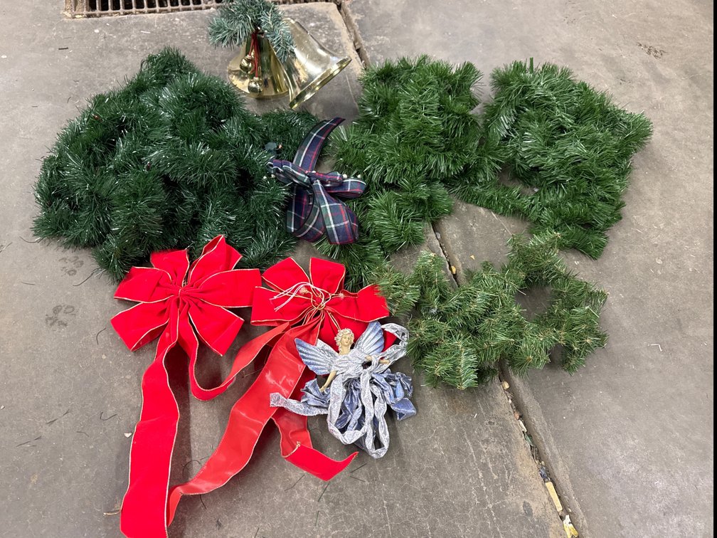 Greenery, Ribbons, and Bells