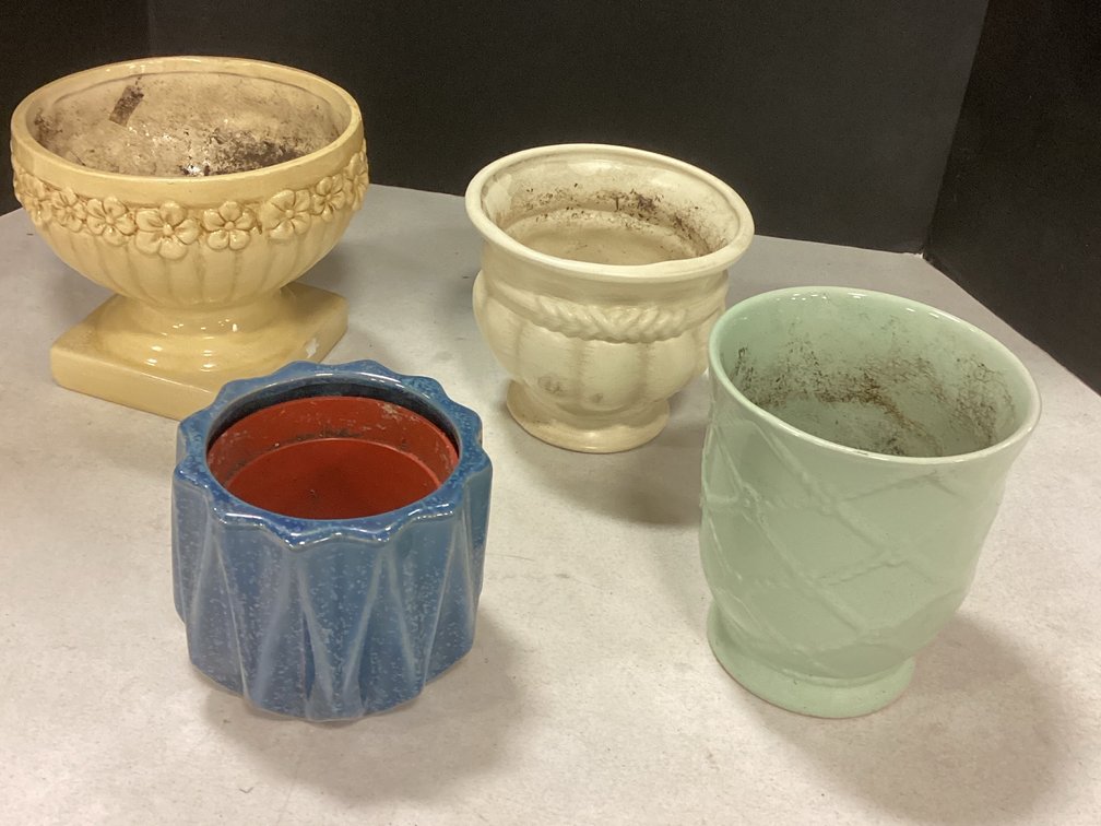Assorted Ceramic Flower Pots