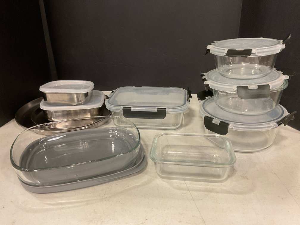 Glass & Metal Storage Containers