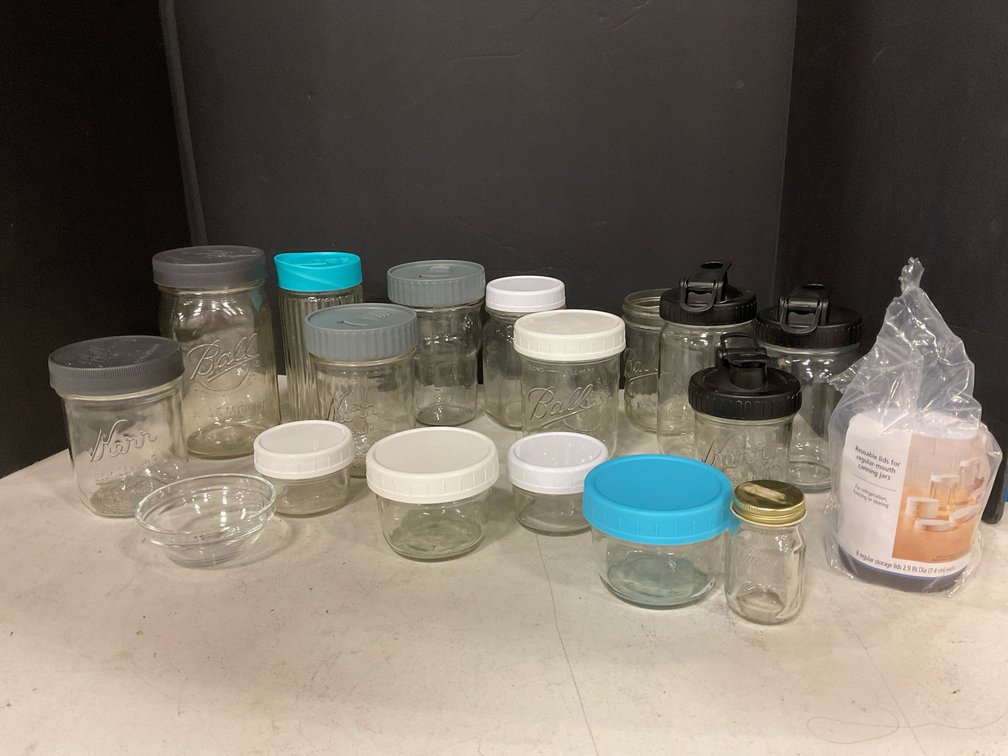 Ball & Kerr Jars With Lids