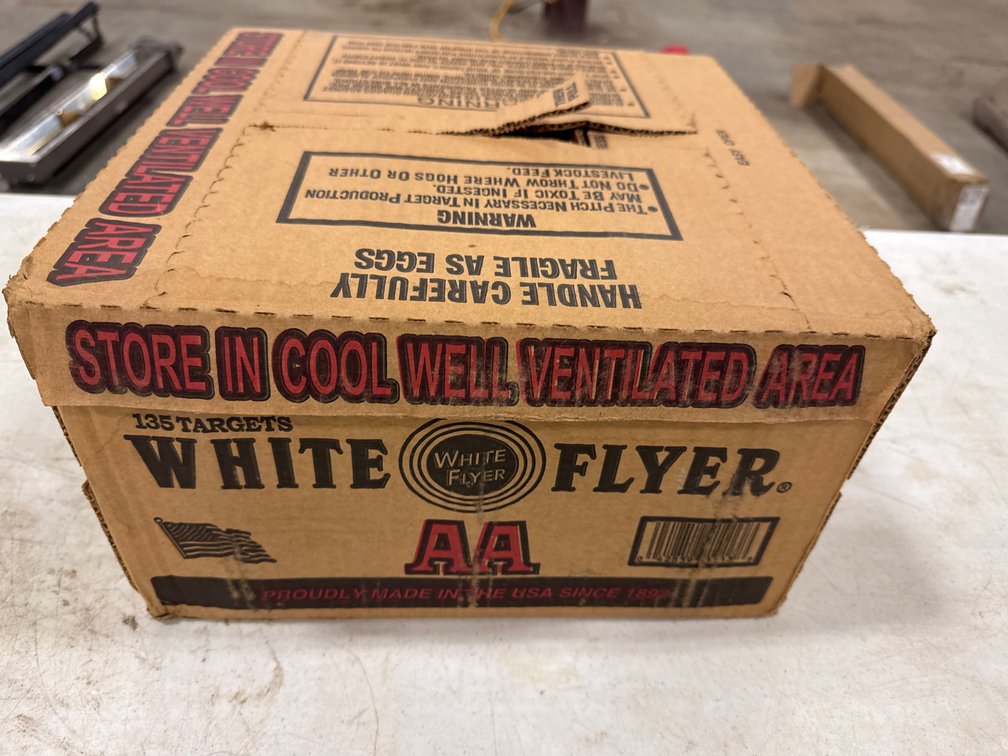 White Flyer AA Dome Clay Targets