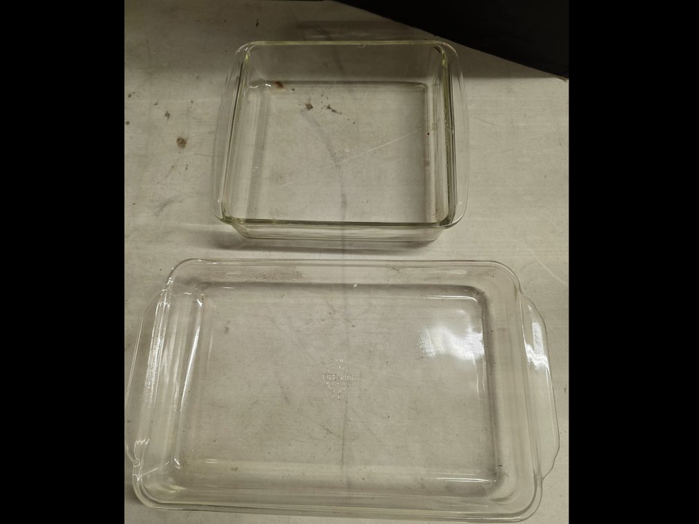 Pyrex and Fire King Cake Pans