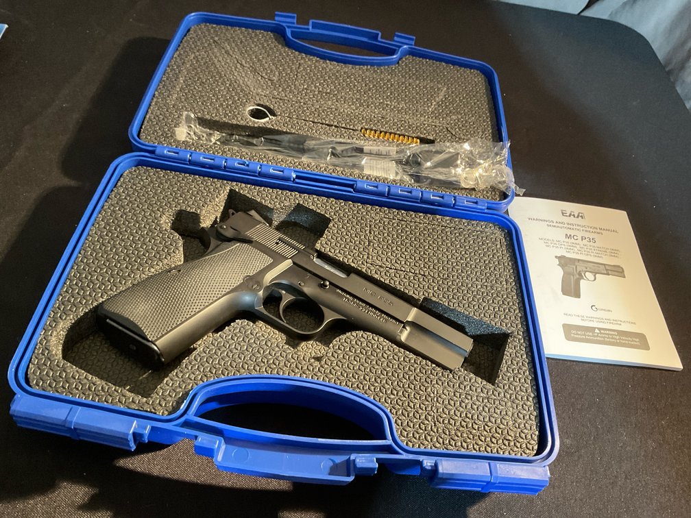Custom Girsan MC P35 Hi Power Clone 9mm Semi Auto Pistol