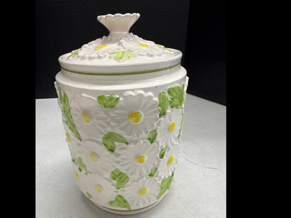 Floral Cookie Jar