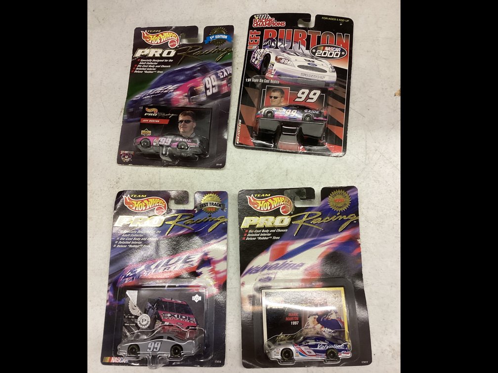 Hot Wheels / Racing Champions 1-64th Die Cast Cars - Driver Jeff Burton