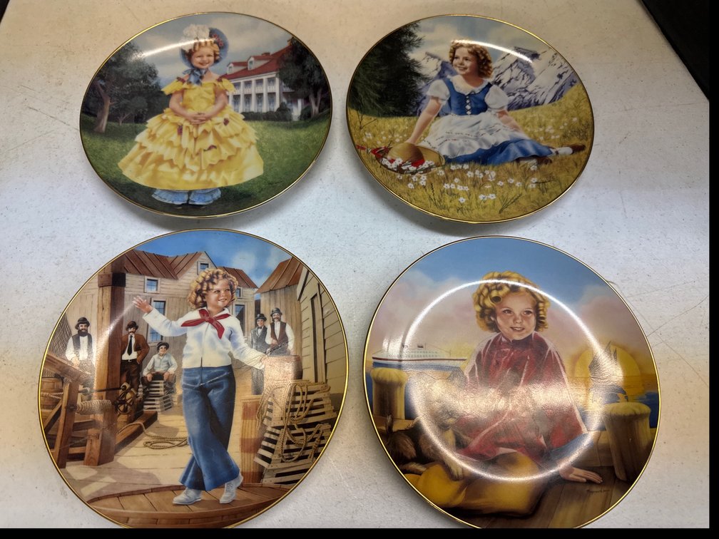 Shirley Temple Collection Plates