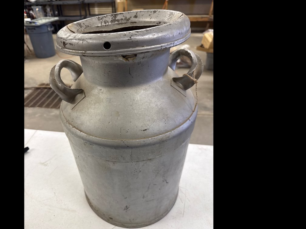 Metal Cream Can