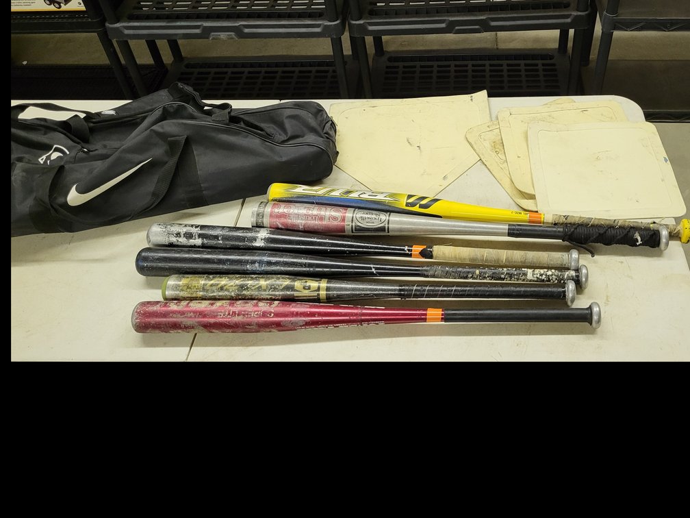 Aluminum Bats & Plastic Bases