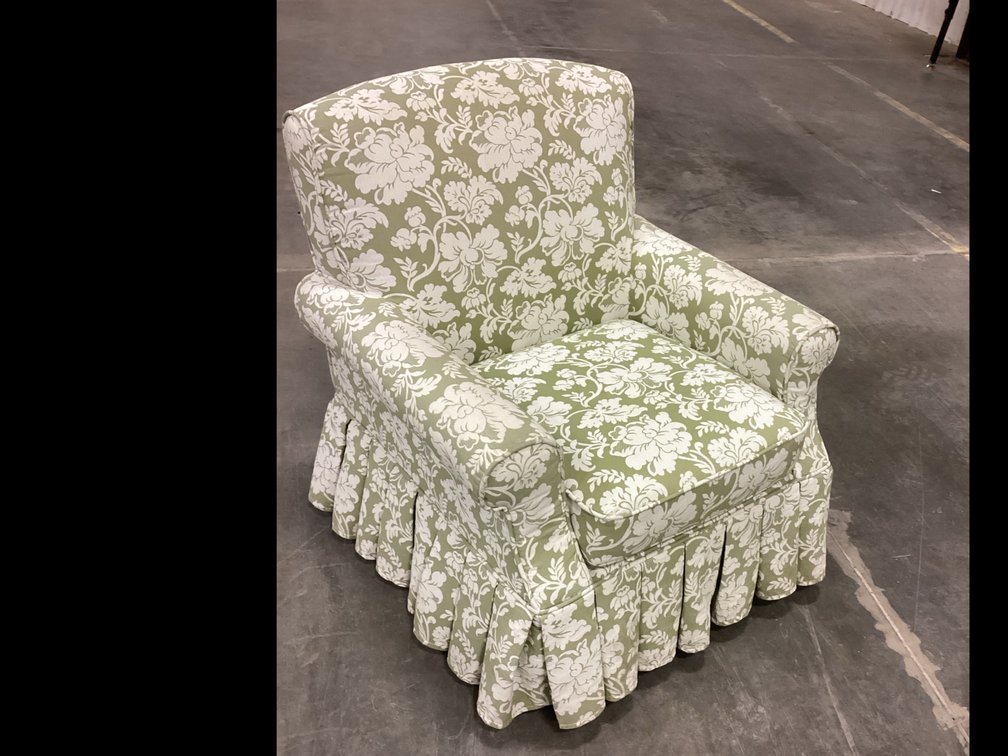 Floral Print Easy Chair