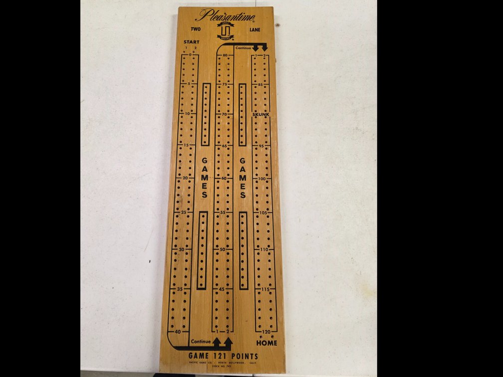 Cribbage Board and Cards