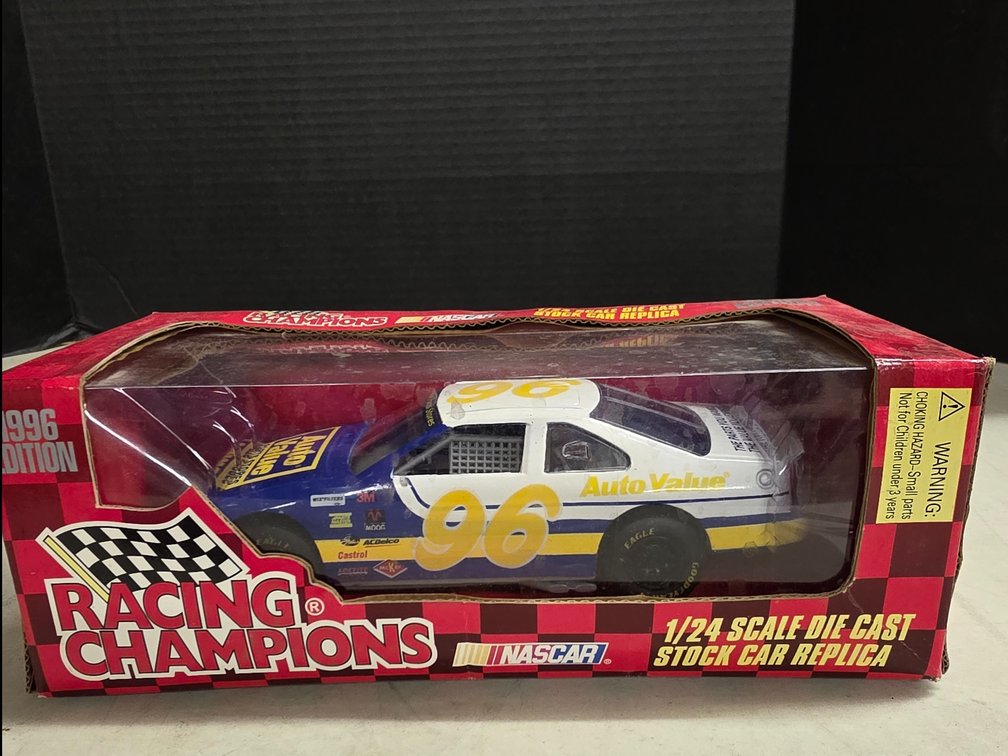 1996 Racing Champions Auto Value Parts Stores #96 stock car