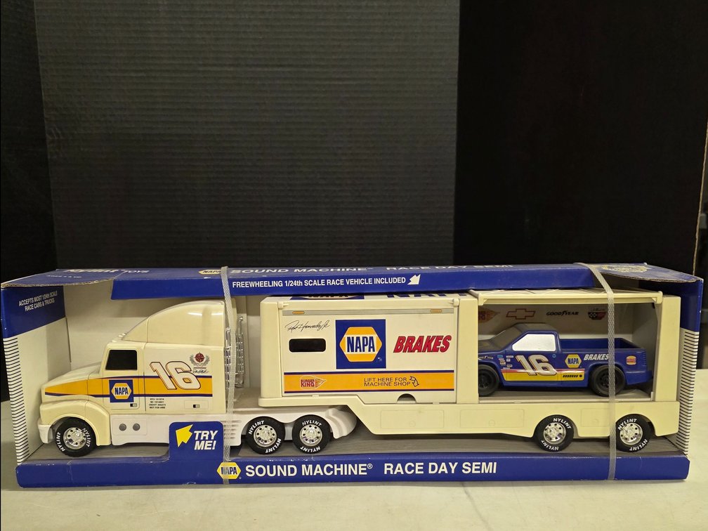 Sound Machine Race Day Semi with Race Vehicle