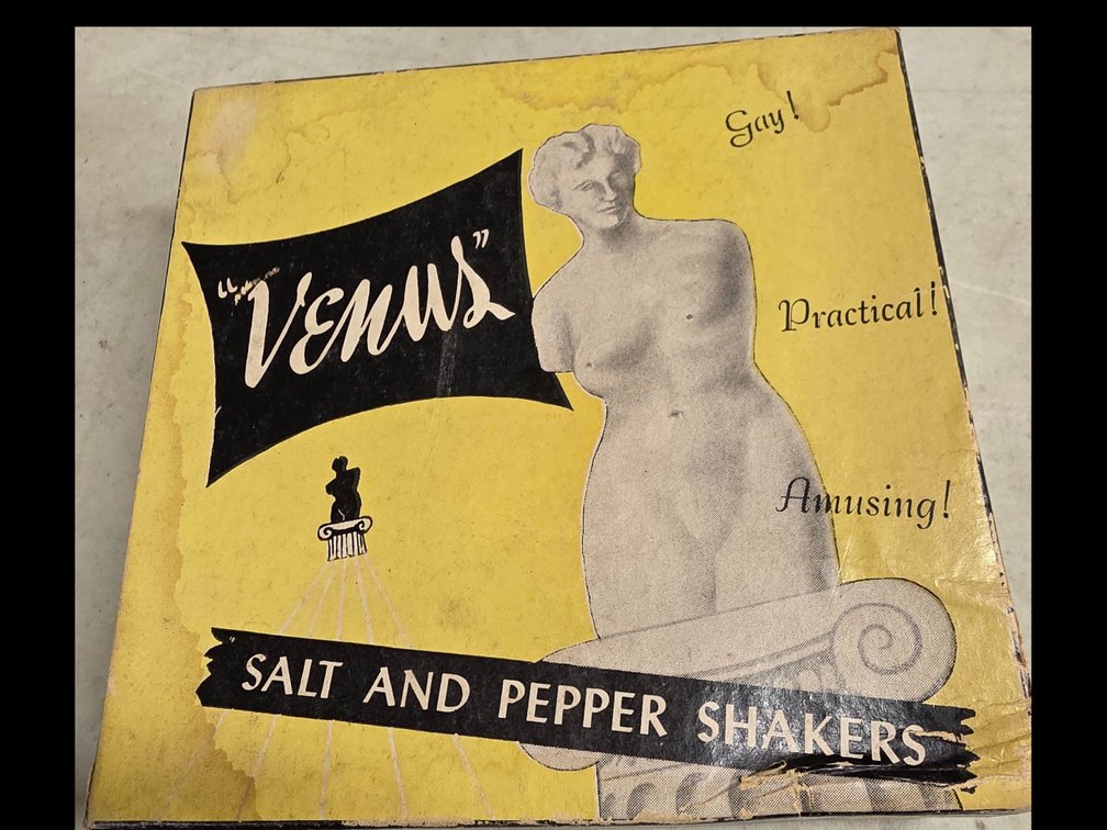 Venus Salt and Pepper Shakers