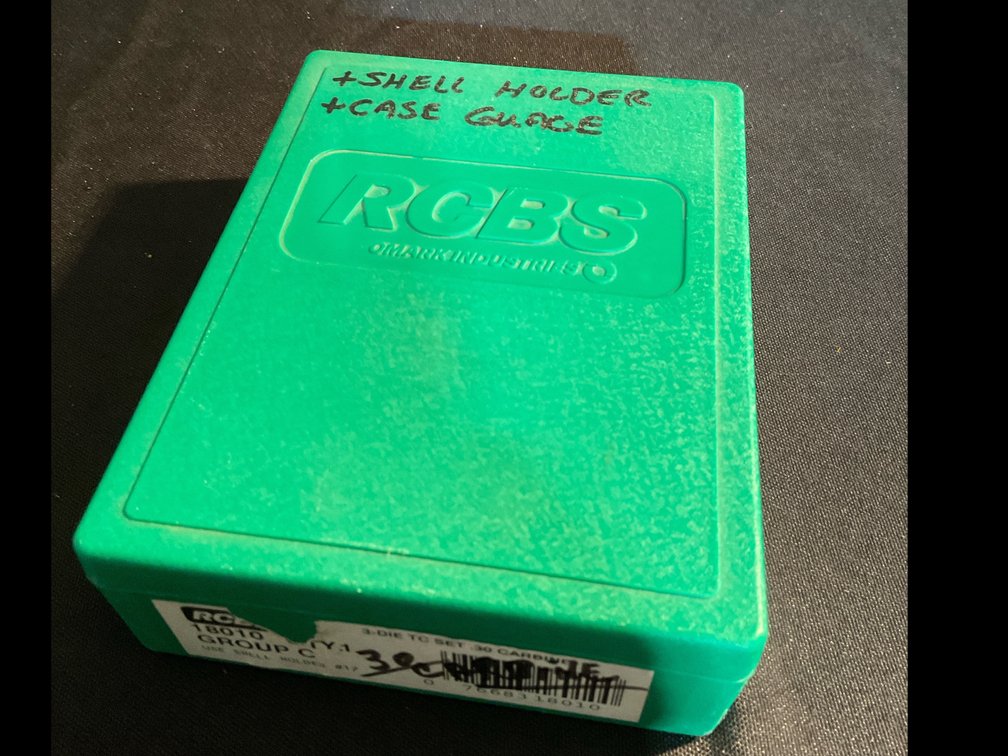 RCBS 30 Carbine 3 Die Set W/ Shell Holder & Case Guard