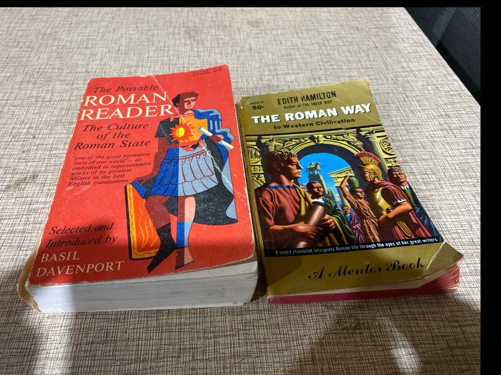 Paperback Books of Roman Times