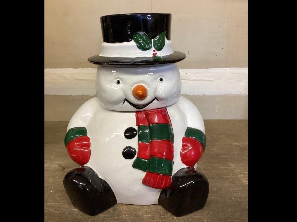 Snowman Cookie Jar