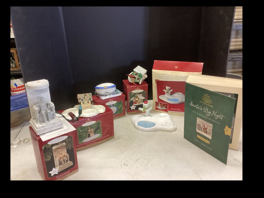Assorted Hallmark Lighted Keepsake Ornaments