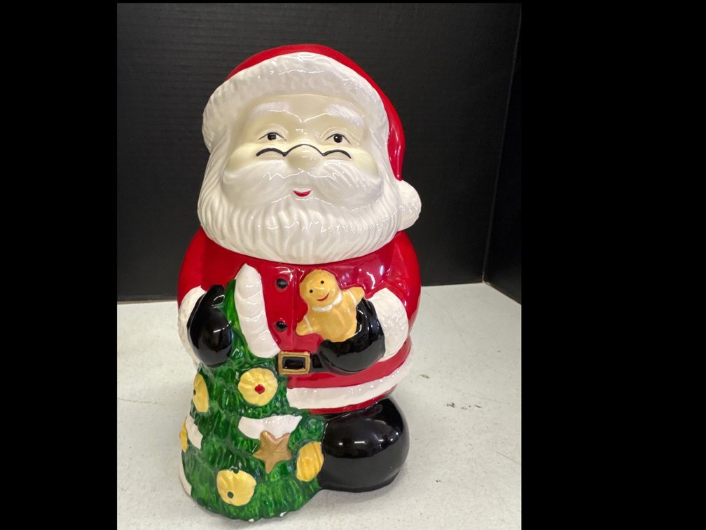 Santa Cookie Jar
