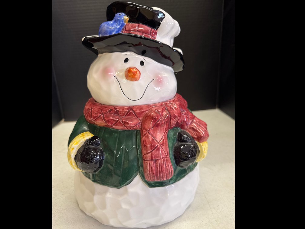 Snowman Cookie Jar