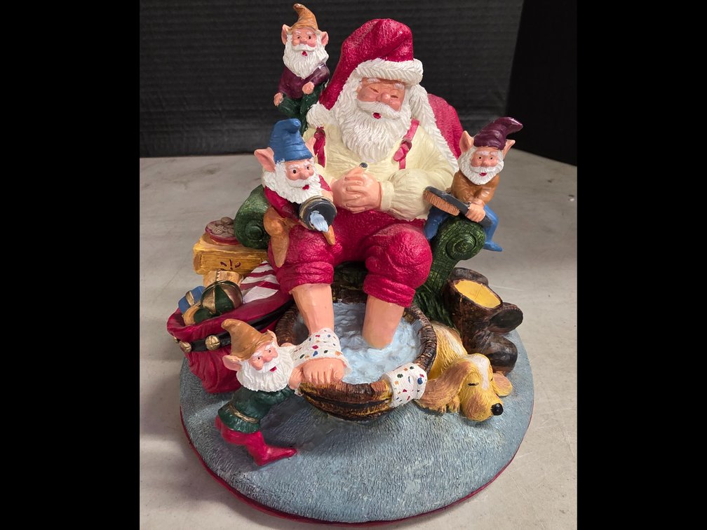 Resting Santa Decor