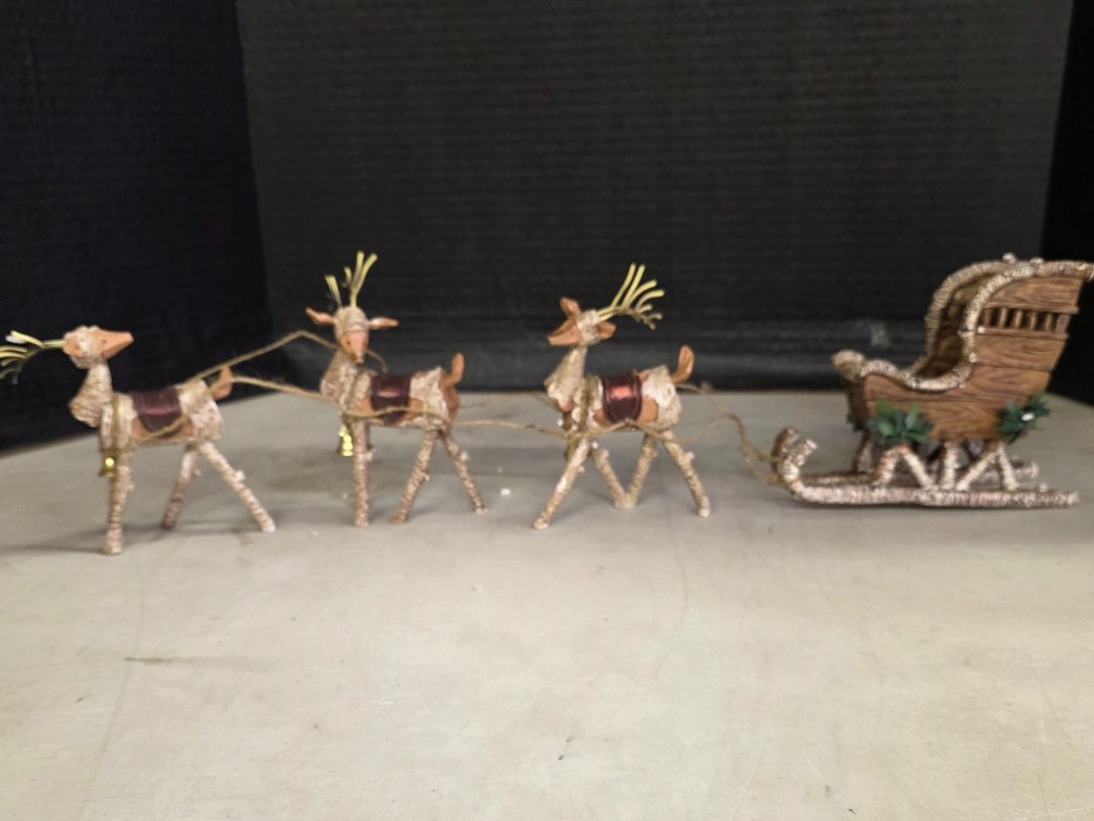 Reindeer and Sleigh