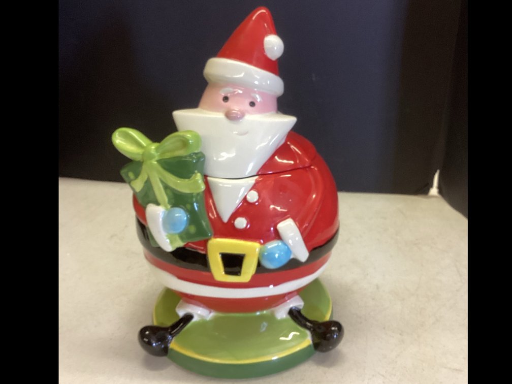 Ceramic Santa Cookie Jar