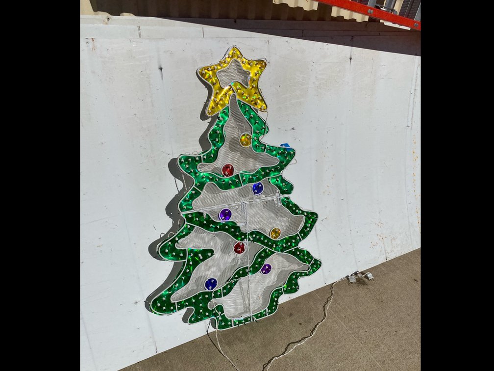 3-Piece Outdoor Christmas Tree Decoration