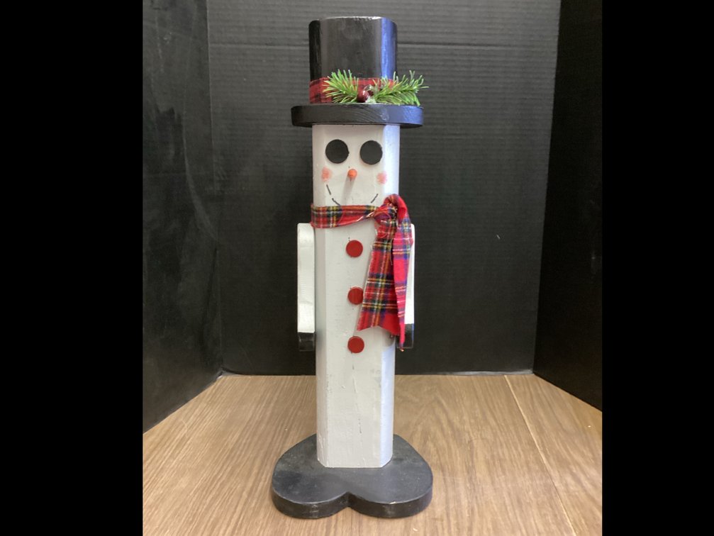 Wooden Snowman