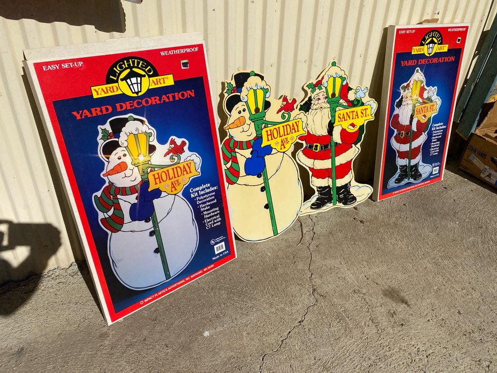 Lighted Yard Art Christmas Decor